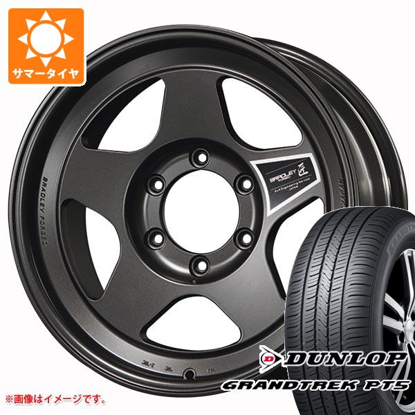 5本セット ランドクルーザー70 GRJ76K用 サマータイヤ ダンロップ グラントレック PT5 265/70R16 112H ブラッドレー フォージド タクミ 8.0 16 :bradta7 40267 t801006yt 5:タイヤ1番