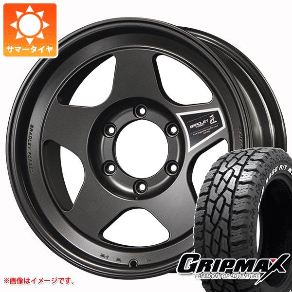 サマータイヤ 275/70R17 121/118Q グリップマックス マッドレイジ R/T MAX ホワイトレター ブラッドレー フォージド タクミ 8.0 17 :bradta 36513:タイヤ1番