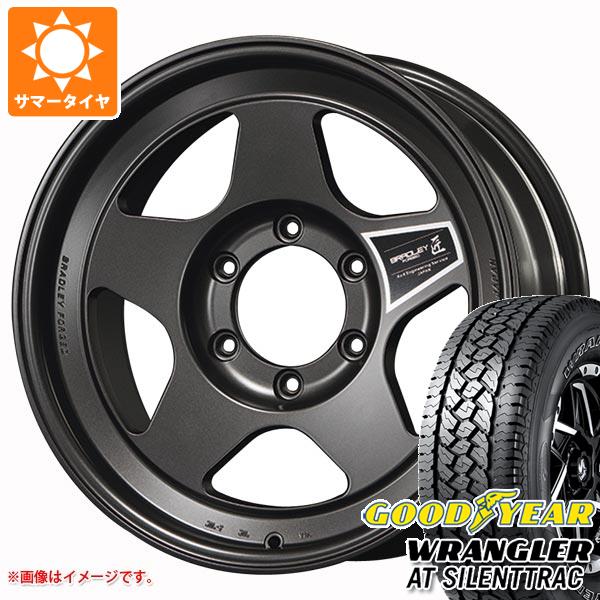 サマータイヤ 265/70R17 116H XL グッドイヤー ラングラー AT サイレントトラック アウトラインホワイトレター ブラッドレー フォージド タクミ 8.0 17 :bradta 34708:タイヤ1番