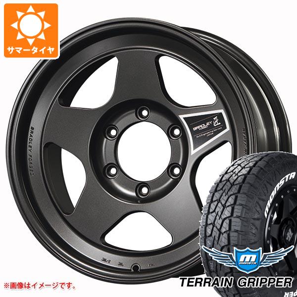 トライトン LC2T用 サマータイヤ モンスタ テレーングリッパー 265/65R17 116T XL ホワイトレター ブラッドレー フォージド タクミ 8.0-17｜tire1ban