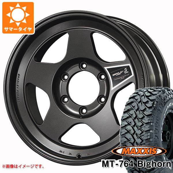 サマータイヤ 265/75R16 112/109N 6PR マキシス MT 764 ビッグホーン ホワイトレター ブラッドレー フォージド タクミ 8.0 16 :bradta 25180:タイヤ1番