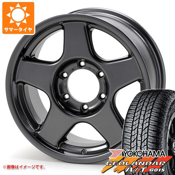 ハイラックスサーフ185系用 サマータイヤ ヨコハマ ジオランダー A/T G015 265/70R16 112H ブラックレター ブラッドレー V 8.0-16｜tire1ban