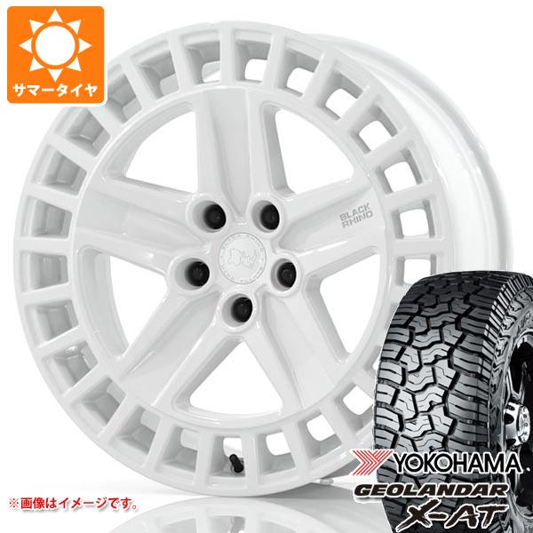 5本セット ランドローバー ディフェンダー L663用 サマータイヤ ヨコハマ X-AT G016 LT275/55R20 120/117Q ブラックレター ブラックライノ オールストン