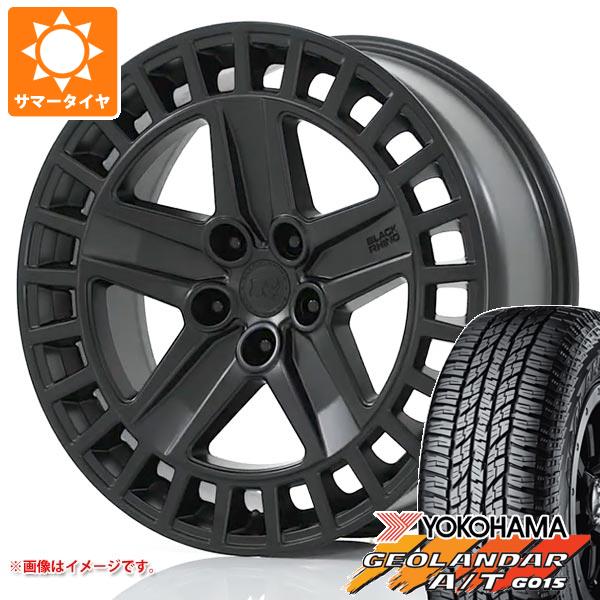 5本セット ランドローバー ディフェンダー L663用 サマータイヤ ヨコハマ A/T G015 275/55R20 117H XL ブラックレター ブラックライノ オールストン :bralsmbd 22915 l25138r 5:タイヤ1番