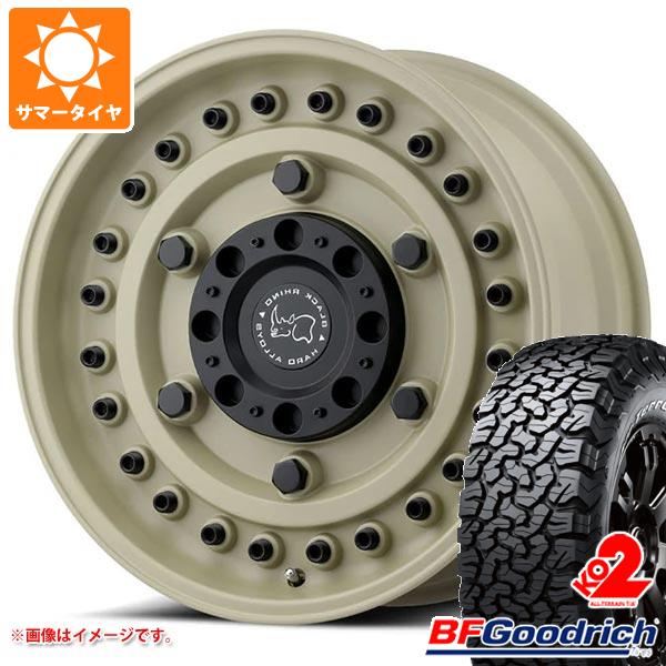 ジープ ラングラー JK/JL系用 サマータイヤ BFグッドリッチ オールテレーンT/A KO2 LT275/70R17 121/118R ホワイトレター ブラックライノ アーモリー :brards 27543 j27122p:タイヤ1番