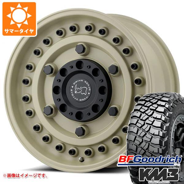 5本セット ジープ ラングラー JK/JL系用 サマータイヤ BFグッドリッチ マッドテレーンT/A KM3 LT285/75R17 121/118Q ブラックライノ アーモリー :brards 34029 j27140p 5:タイヤ1番