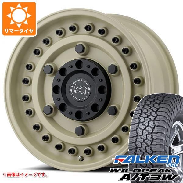 WILDPEAK - 5本仕かける ジープ ラングラー JK/JL系用 炎節タイア ファルケン ワイルドピーク A/T3W 35x12.50R17 121Q ブラックライノ アーモリー