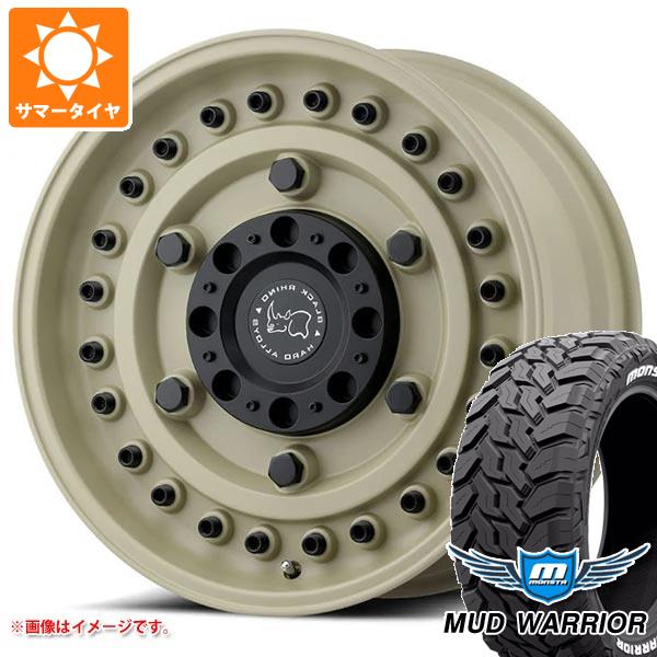 MONSTA TYRES - 5本仕かける ジープ ラングラー JK/JL系用 夏場タイア モンスタ マッドウォーリアー LT265/70R17 121/118Q 白いこと雁の便り ブラックライノ アーモリー