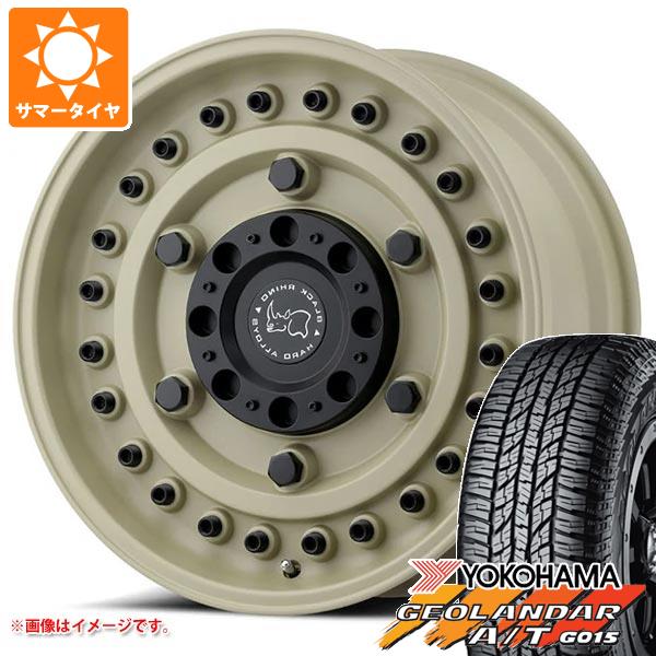 ジープ ラングラー JK/JL系用 サマータイヤ ヨコハマ ジオランダー A/T G015 P285/70R17 117T アウトラインホワイトレター ブラックライノ アーモリー :brards 39676 j27121p:タイヤ1番