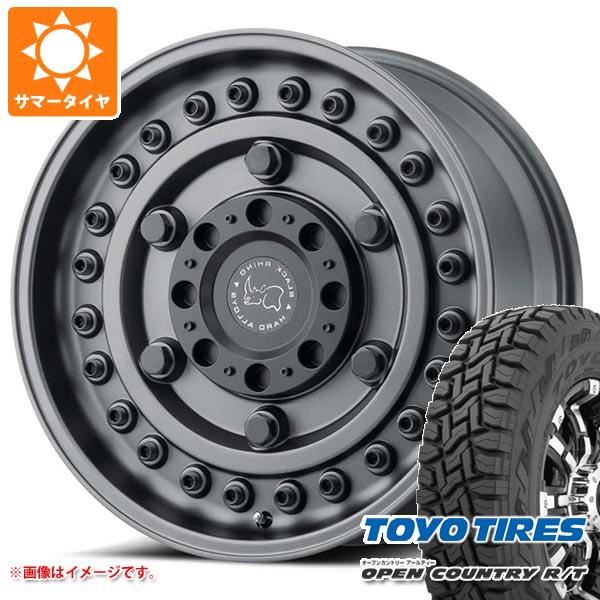 ジープ ラングラー JK/JL系用 サマータイヤ トーヨー オープンカントリー R/T LT285/70R17 116/113Q ホワイトレター ブラックライノ アーモリー :brargb 35680 j27121p:タイヤ1番