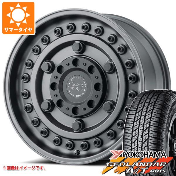 ジープ ラングラー JK/JL系用 サマータイヤ ヨコハマ ジオランダー A/T G015 P285/70R17 117T アウトラインホワイトレター ブラックライノ アーモリー :brargb 39676 j27121p:タイヤ1番