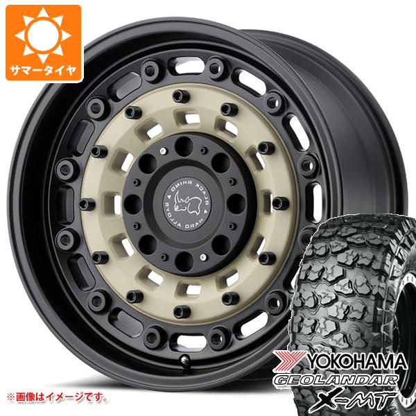 GEOLANDAR - ジープ ラングラー JK/JL系用 朱夏タイア ヨコハマ ジオランダー X-MT G005 35x12.50R17 LT 121Q ブラックライノ アーセナル 夏タイヤ、ホイールセット-車、バイク、自転車