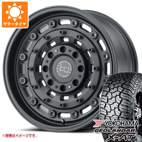 5本セット ジープ ラングラー JK/JL系用 サマータイヤ ヨコハマ ジオランダー X AT G016 35x12.50R17 LT 121Q ブラックレター ブラックライノ アーセナル : brastb 33339 j27123p 5 : タイヤ1番