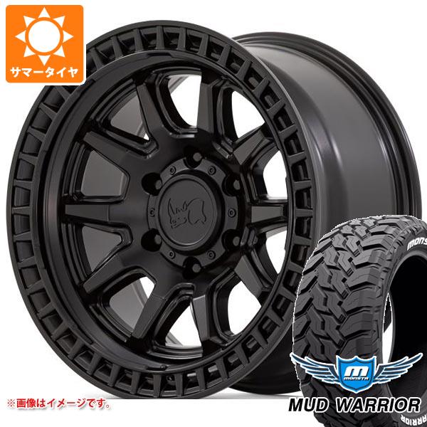 ジープ ラングラー JK/JL系用 サマータイヤ モンスタ マッドウォーリアー LT265/70R17 121/118Q ホワイトレター ブラックライノ キャリコ