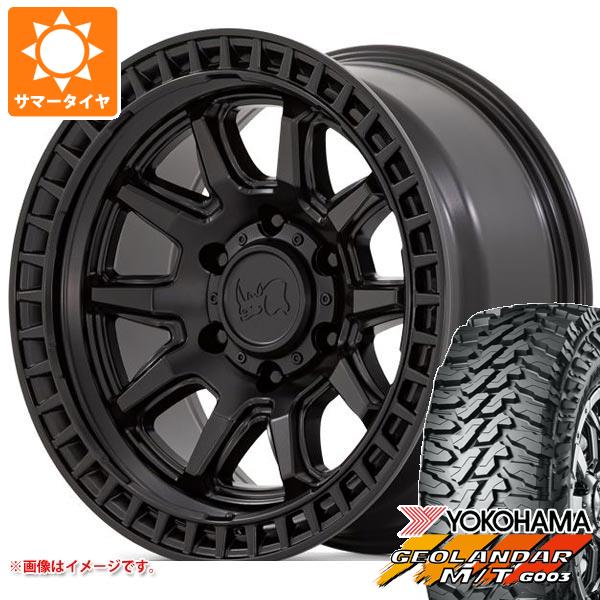 5本セット ジープ ラングラー JK/JL系用 サマータイヤ ヨコハマ ジオランダー M/T G003 LT285/75R17 121/118Q ブラックライノ カリコ :brcalmbw 36416 j27140p 5:タイヤ1番