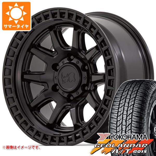 ジープ ラングラー JK/JL系用 サマータイヤ ヨコハマ ジオランダー A/T G015 LT265/70R17 121/118S アウトラインホワイトレター ブラックライノ キャリコ :brcalmbw 22929 j27102p:タイヤ1番