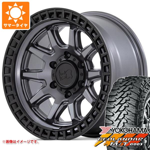 5本セット ジープ ラングラー JK/JL系用 サマータイヤ ヨコハマ ジオランダー M/T G003 LT285/75R17 121/118Q ブラックライノ キャリコ :brcalmgw 36416 j27140p 5:タイヤ1番