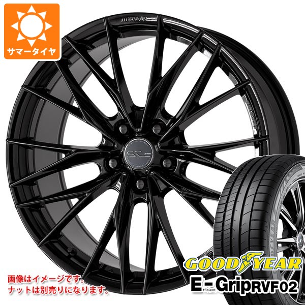 サマータイヤ 245/45R19 102W XL グッドイヤー エフィシエントグリップ RVF02 ワーク シュヴァート ブルネン LX 8.0-19