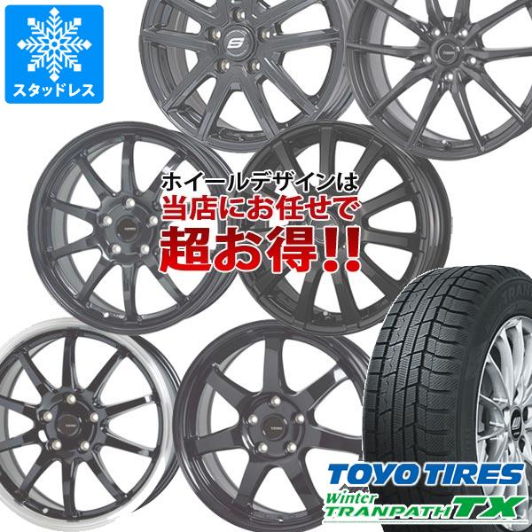 スタッドレスタイヤ トーヨー ウィンタートランパス TX 215/60R16 95Q デザイン おまかせ (黒)ブラック系ホイール 6.5 16 : bwomaks 36184 : タイヤ1番