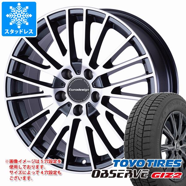 フィアット 500e FA1系用 スタッドレス トーヨー オブザーブ ギズ2 195/55R16 87Q ユーロデザイン カルヴァー｜tire1ban