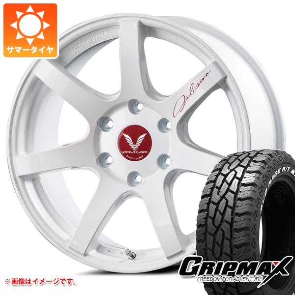 ハイエース 200系用 サマータイヤ グリップマックス マッドレイジ R/T MAX 215/65R16C 109/107Q ホワイトレター ギブソン カミュラ 6.5 16 :camyu 36501 t80967yt:タイヤ1番