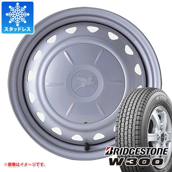 スタッドレスタイヤ ブリヂストン W300 145/80R12 80/78N (145R12 6PR相当) キャロウィン 3.5 12 :carrowin 26345:タイヤ1番