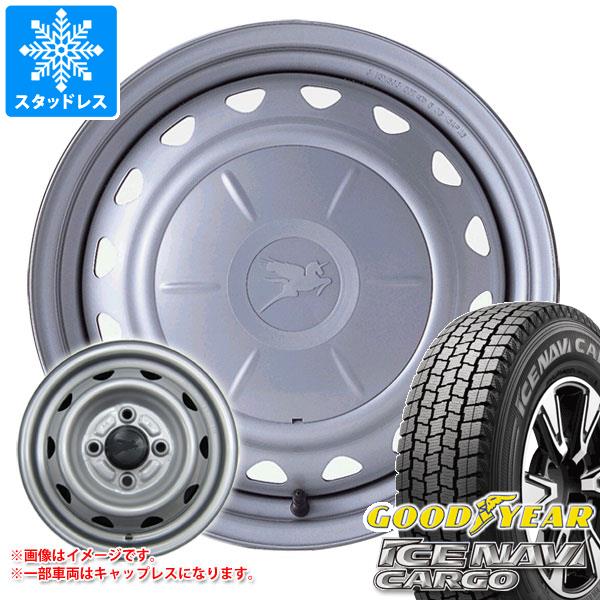 スタッドレスタイヤ グッドイヤー アイスナビカーゴ 145/80R12 80/78N (145R12 6PR相当) キャロウィン 3.5 12 :carrowin 20033:タイヤ1番