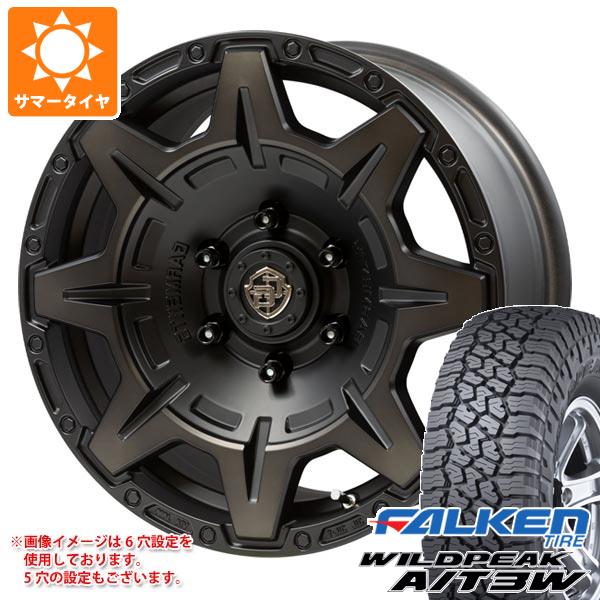 FJクルーザー 10系用 サマータイヤ ファルケン ワイルドピーク A/T3W LT265/70R17 121/118R  クロスオーバーガーメンツ スタイルM 8.0-17