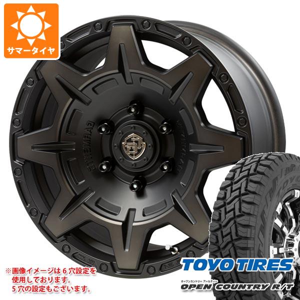 5本セット FJクルーザー 10系用 サマータイヤ トーヨー オープンカントリー R/T LT285/70R17 116/113Q ホワイトレター ガーメンツ スタイルM 8.0 17 :cgsm 35680 t801005yt 5:タイヤ1番