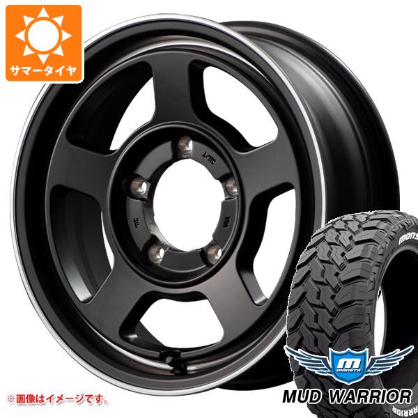 ジムニー JB64W用 サマータイヤ モンスタ マッドウォーリアー LT215/70R16 107/105Q ホワイトレター ガルシア シカゴ5 5.5 16 :cica5bj 34780 s86768zk:タイヤ1番