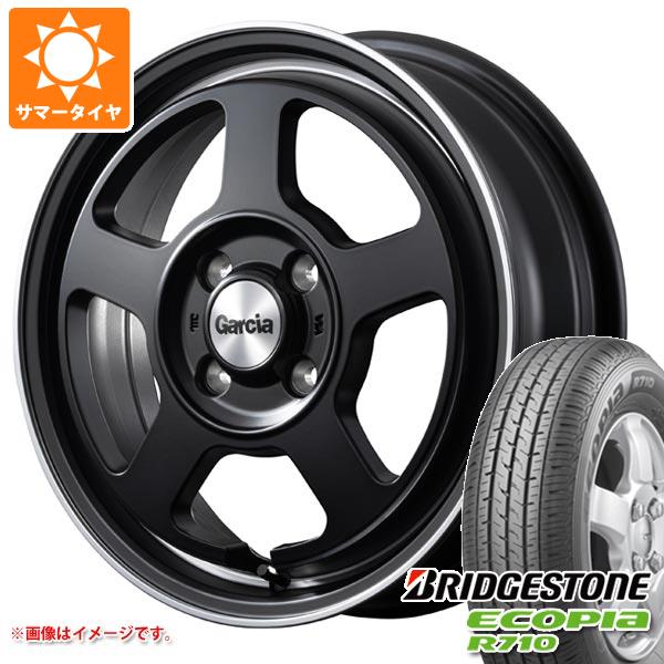 サクシード プロボックス 160系用 サマータイヤ ブリヂストン エコピア R710 165/80R14 91/90N (165R14 6PR相当) ガルシア シカゴ5 5.5 14 :cica5bk 35114 t801071yt:タイヤ1番