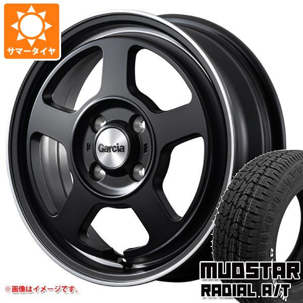 サマータイヤ 145/80R12 80/78N LT マッドスター ラジアル A/T ホワイトレター ガルシア シカゴ5 4.0-12｜tire1ban