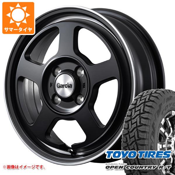 タフト LA900系用 サマータイヤ トーヨー オープンカントリー R/T 165/65R15 81Q ホワイトレター ガルシア シカゴ5 4.5-15｜tire1ban