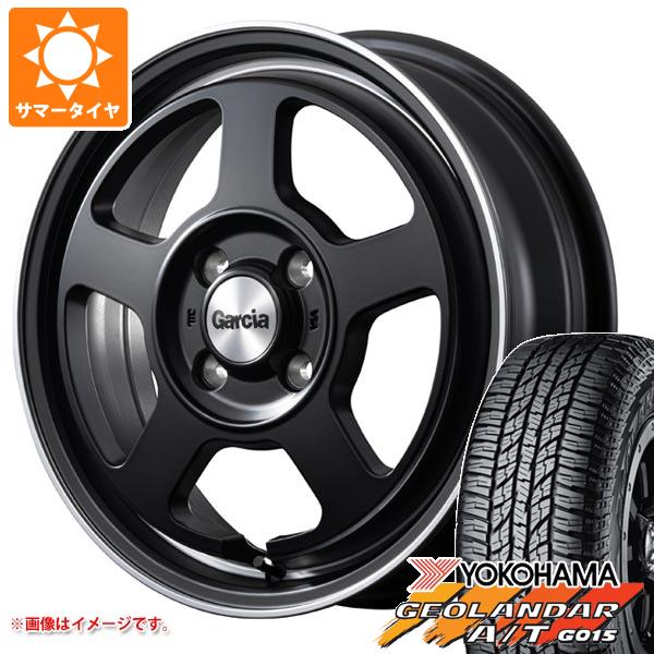 キャリイ DA16T用 サマータイヤ ヨコハマ ジオランダー A/T G015 165/60R15 77H ブラックレター ガルシア シカゴ5 4.5 15 :cica5bk 24998 s861051zk:タイヤ1番