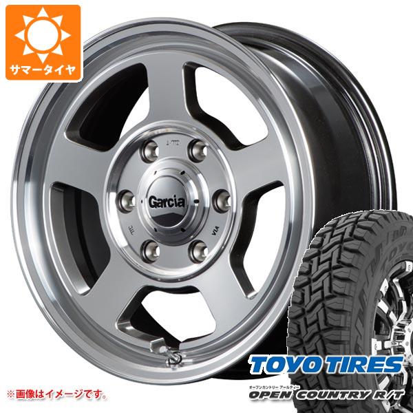 ハイエース 200系用 2023年製 サマータイヤ トーヨー オープンカントリー R/T 215/65R16C 109/107Q ホワイトレター ガルシア シカゴ5 6.5 16 :cica5mh 35258 t80967yt:タイヤ1番