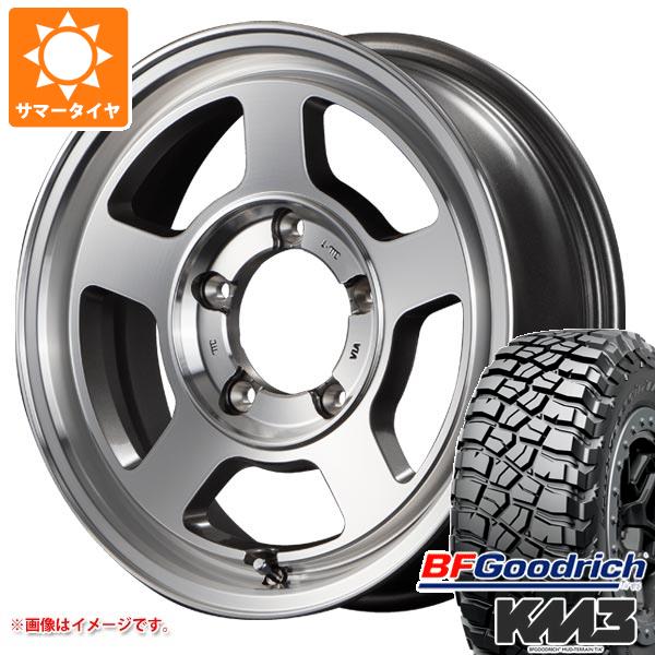 ジムニー JB64W用 サマータイヤ BFグッドリッチ マッドテレーンT/A KM3 LT225/75R16 115/112Q ガルシア シカゴ5 5.5 16 :cica5mj 30405 s861004zk:タイヤ1番