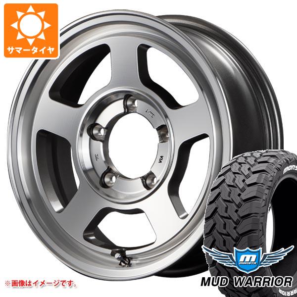 ジムニー JB64W用 サマータイヤ モンスタ マッドウォーリアー LT215/70R16 107/105Q ホワイトレター ガルシア シカゴ5 5.5 16 :cica5mj 34780 s86768zk:タイヤ1番