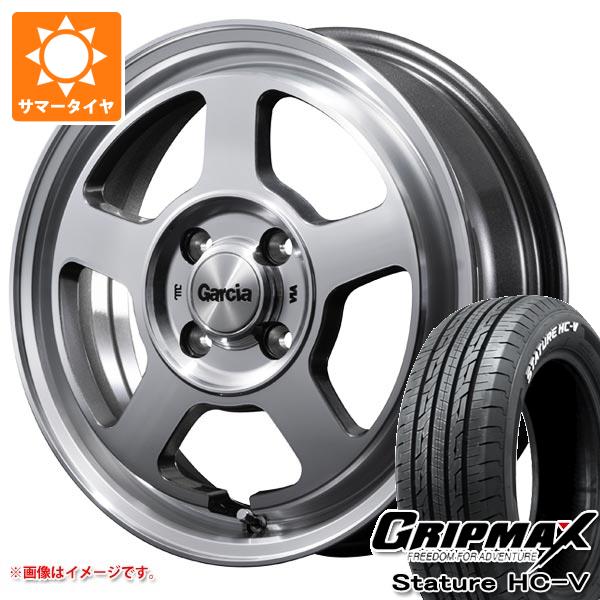 ハイゼットトラック S500系用 サマータイヤ グリップマックス スタチャー HC V 145/80R12 80/78Q ホワイトレター ガルシア シカゴ5 4.0 12 :cica5mk 39751 d85752ht:タイヤ1番