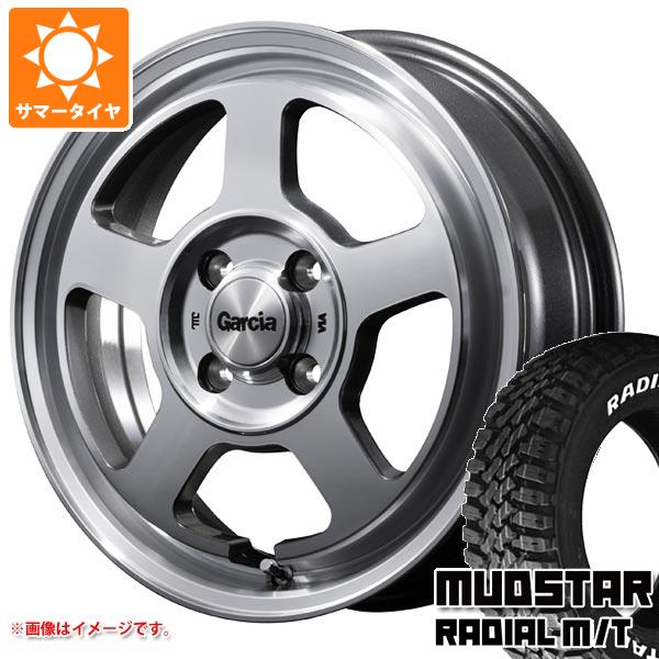 タフト LA900系用 サマータイヤ マッドスター ラジアル M/T 165/65R15 81S ホワイトレター ガルシア シカゴ5 4.5-15｜tire1ban