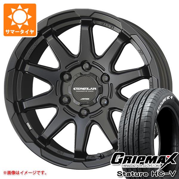 ハイエース 200系用 サマータイヤ グリップマックス スタチャー HC V 215/65R16C 109/107S ホワイトレター サーキュラー C10X 6.5 16 :circ10xh 39753 t80967yt:タイヤ1番