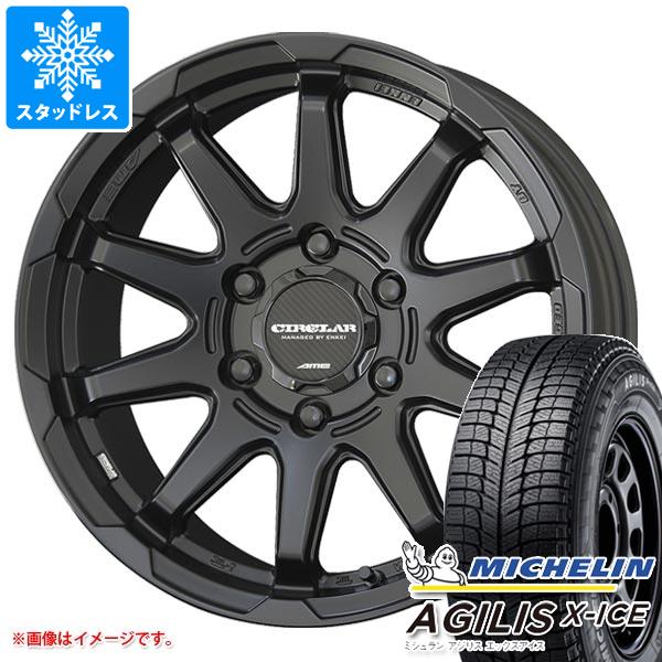 ハイエース 200系用 スタッドレス ミシュラン アジリス エックスアイス 195/80R15LT 107/105R サーキュラー C10X :circ10xh 25834 t80741yt:タイヤ1番