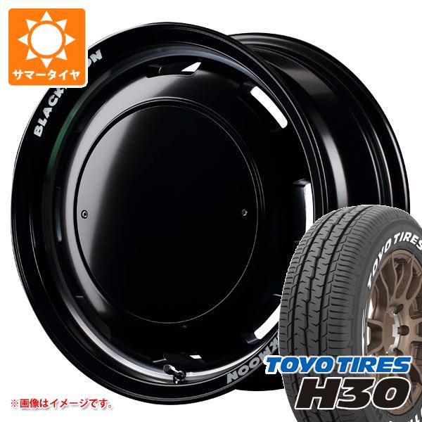 ハイエース 200系用 サマータイヤ トーヨー H30 215/65R16 C 109/107R ホワイトレター ガルシア シスコ ブラックムーンエディション 6.5 16 :cisbmh 39888 t80967yt:タイヤ1番