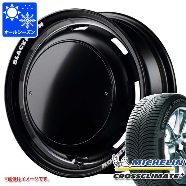 ハイゼットカーゴ S320系用 オールシーズンタイヤ ミシュラン クロスクライメートプラス 165/65R14 83T XL  ガルシア シスコ ブラックムーンエディション 4.5-14
