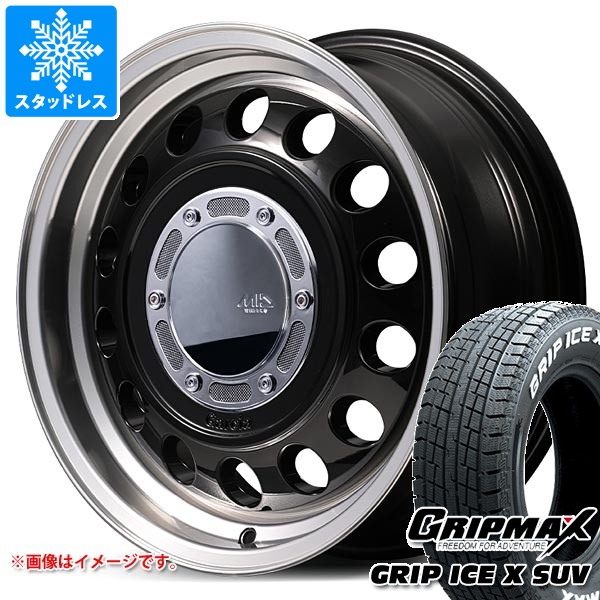 5本セット スズキ ジムニー用 スタッドレス グリップマックス グリップアイスエックス SUV 185/85R16C 105/103N ホワイトレター ガルシア シスコ タイプ2