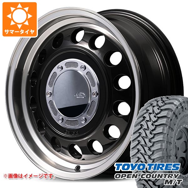 5本セット スズキ ジムニーシエラ JB74W用 サマータイヤ トーヨー オープンカントリー M/T LT225/75R16 ホワイトレター ガルシア シスコ タイプ2 6.0-16