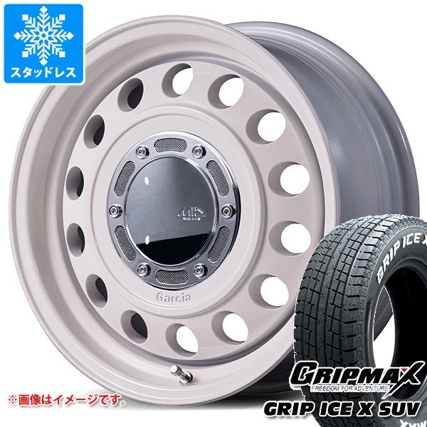 5本セット スズキ ジムニーノマド JC74W用 スタッドレス グリップマックス グリップアイスエックス SUV 185/85R16C ホワイトレター ガルシア シスコ タイプ2