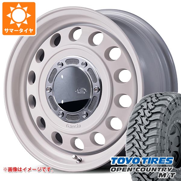 5本セット スズキ ジムニー JB64W用 サマータイヤ トーヨー オープンカントリー M/T LT225/75R16 103/100Q ホワイトレター ガルシア シスコ タイプ2 5.5-16