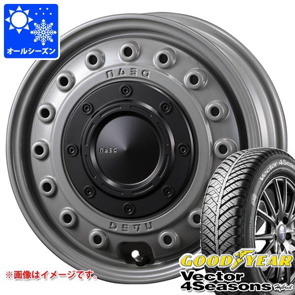 スズキ ハスラー用 オールシーズンタイヤ グッドイヤー ベクター 4シーズンズ ハイブリッド 165/70R14 81S クリムソン ディーン コロラド 4.5-14