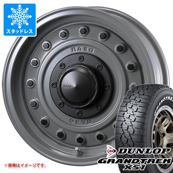 ジムニー用 スタッドレス ダンロップ グラントレック XS1 185/85R16 105/103L LT ホワイトレター クリムソン ディーン コロラド