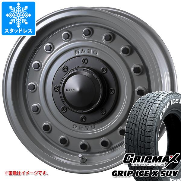 5本セット ジムニー用 スタッドレス グリップマックス グリップアイスエックス SUV 185/85R16 105/103N ホワイトレター クリムソン ディーン コロラド